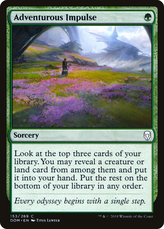Adventurous Impulse (DOM-153) (Foil)