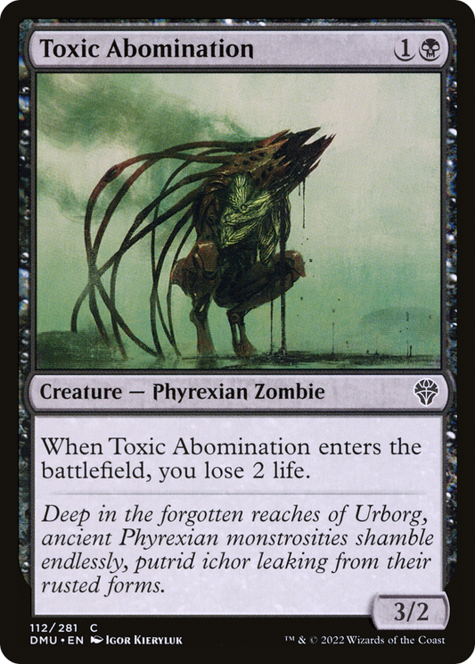 Toxic Abomination (DMU-112) (Foil)