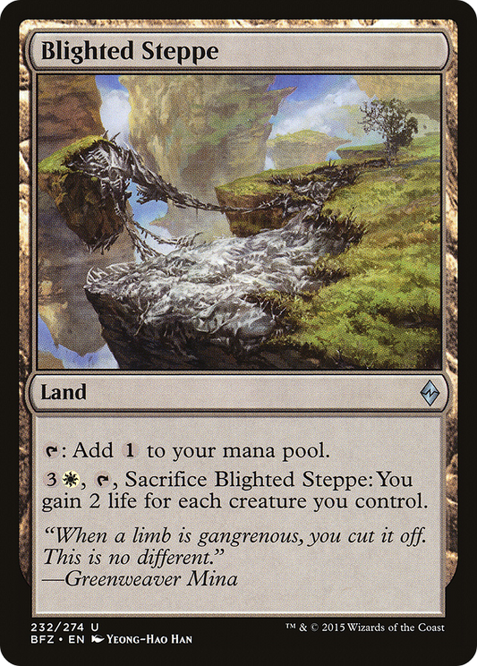 Blighted Steppe (BFZ-232) (Foil)
