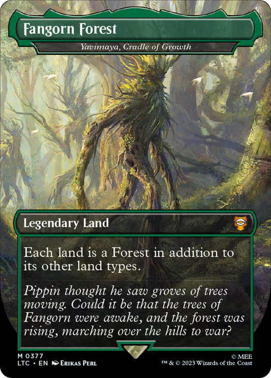 Fangorn Forest / Yavimaya, Cradle of Growth (LTC-377) (Borderless) (Foil)