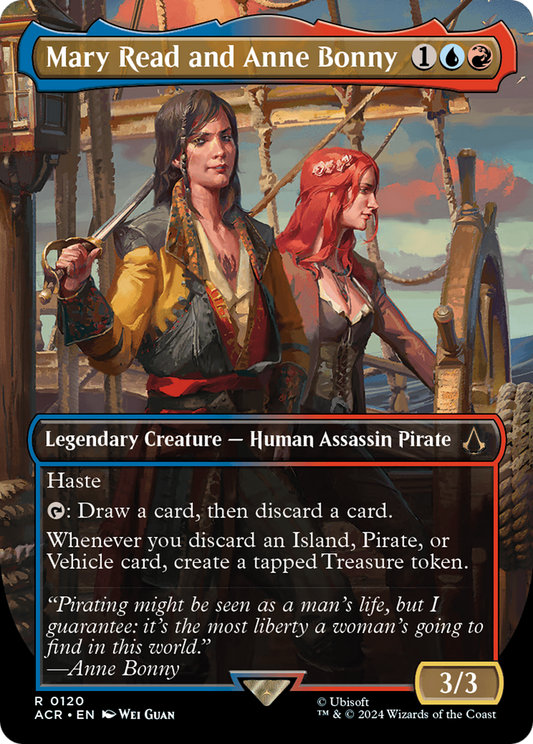 Mary Read and Anne Bonny (ACR-120) (Borderless)