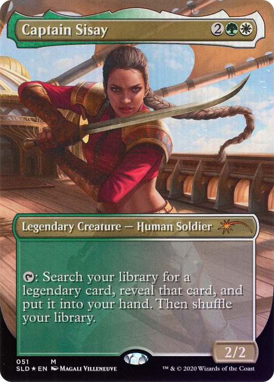 Captain Sisay (SLD-051) (Borderless) (Foil)