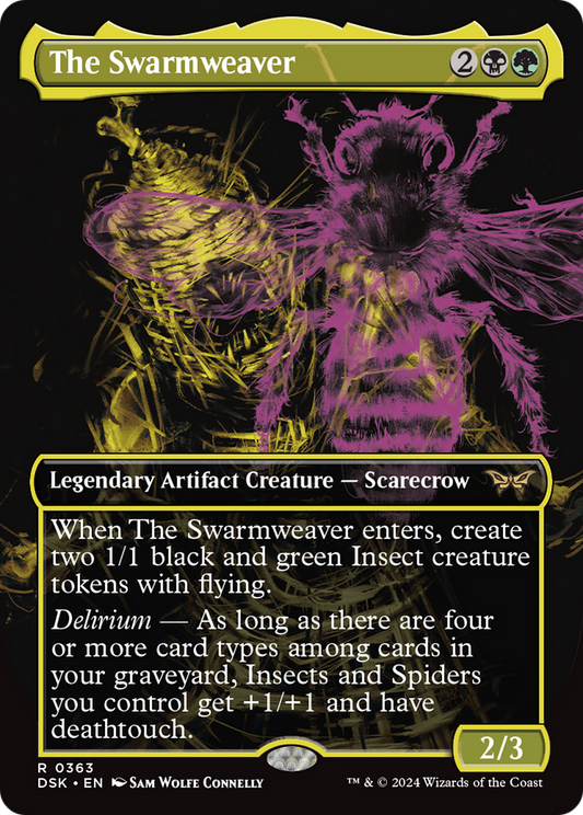 The Swarmweaver (DSK-363) (Borderless) (Foil)