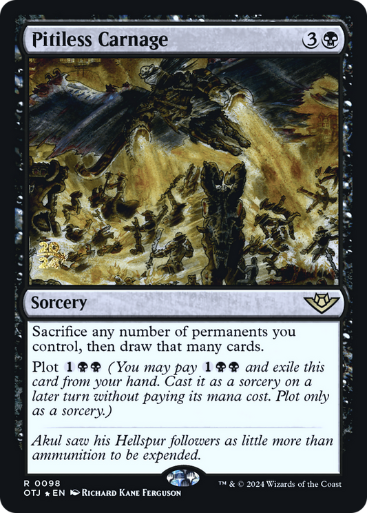 Pitiless Carnage (PRE-98S) (Foil)