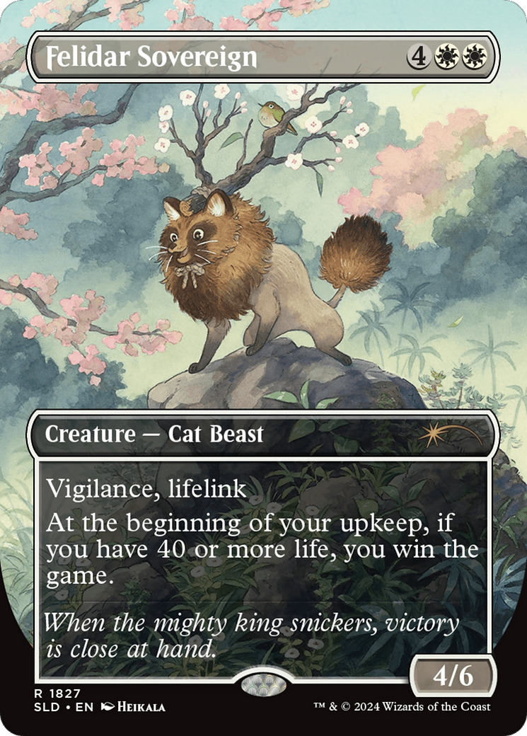 Felidar Sovereign (SLD-1827) (Borderless) (Foil)