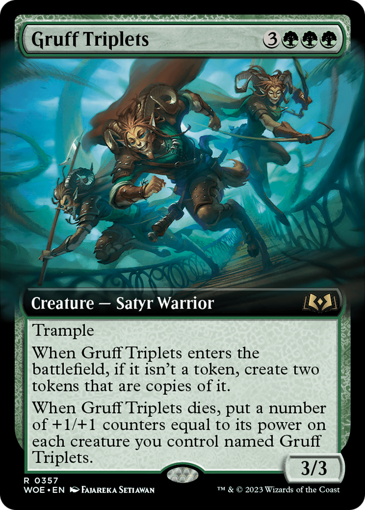 Gruff Triplets (WOE-357) (Extended Art)