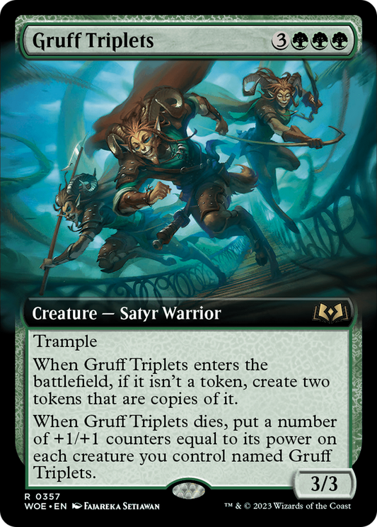 Gruff Triplets (WOE-357) (Extended Art) (Foil)
