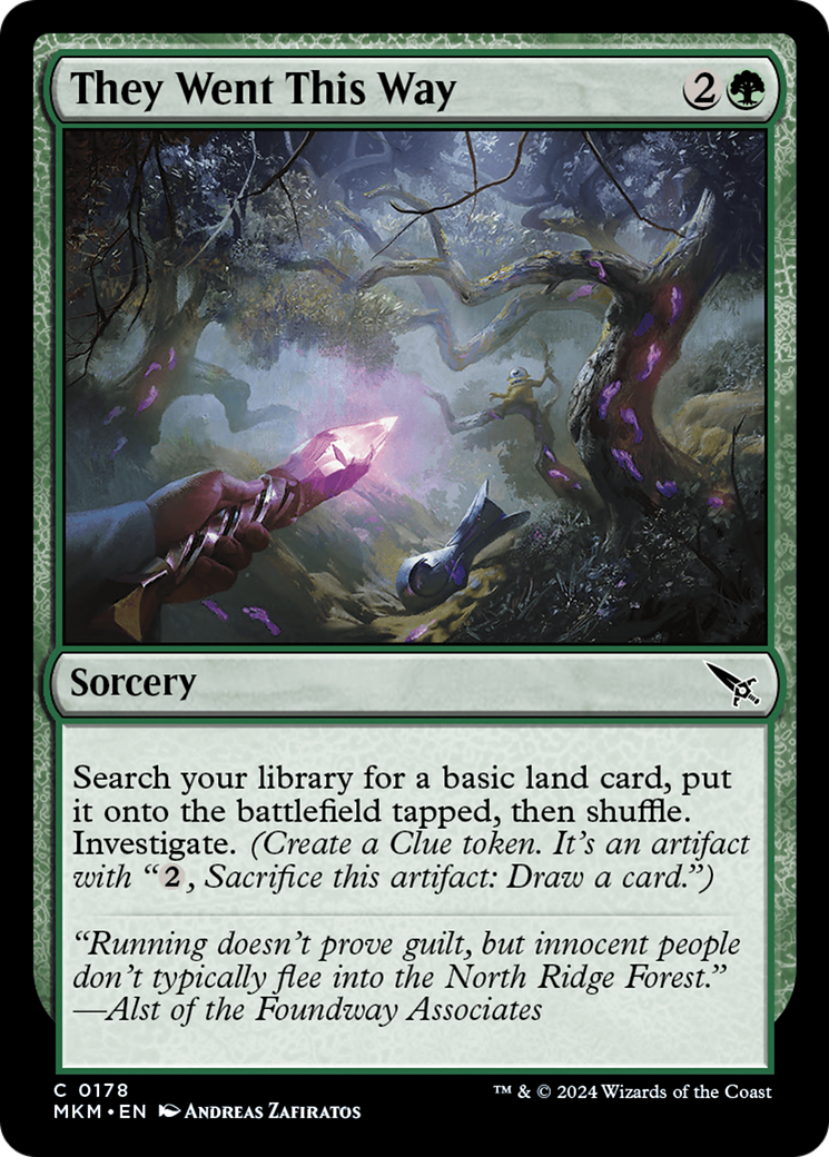 They Went This Way (MKM-178) (Foil)