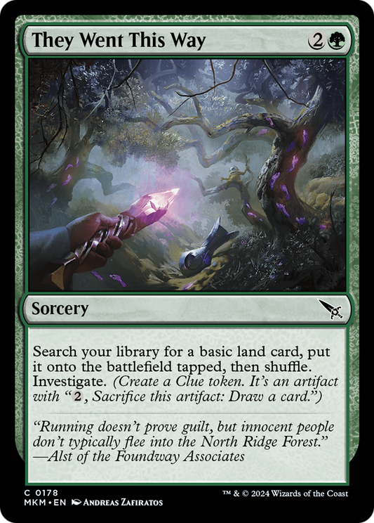 They Went This Way (MKM-178) (Foil)