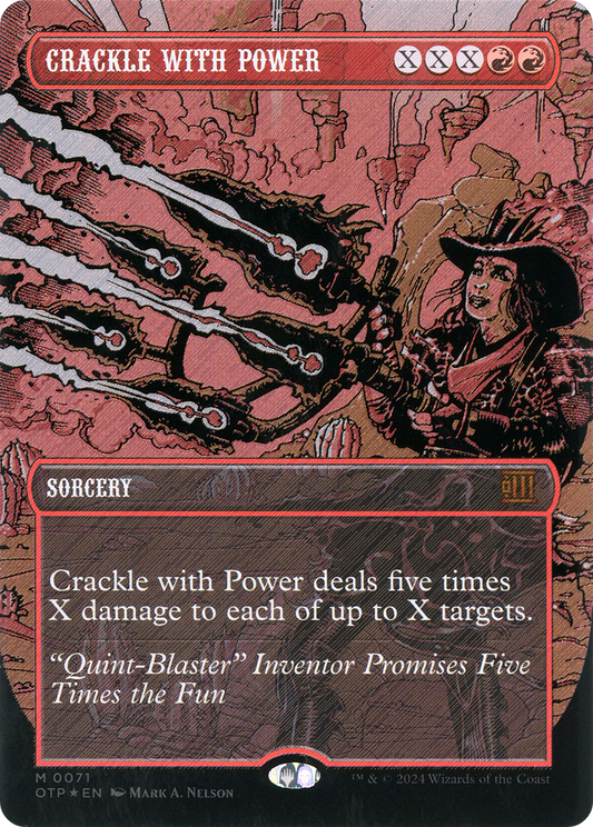 Crackle with Power (OTP-071) (Extended Art) (Borderless) (Textured Foil)