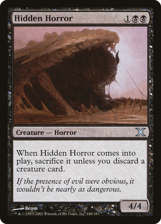 Hidden Horror (10E-149) (Foil)