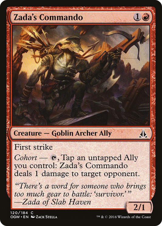 Zada's Commando (OGW-120) (Foil)