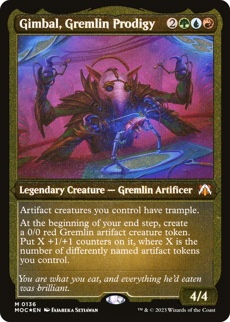Gimbal, Gremlin Prodigy (MOC-136) (Display Commander) (Etched Foil)