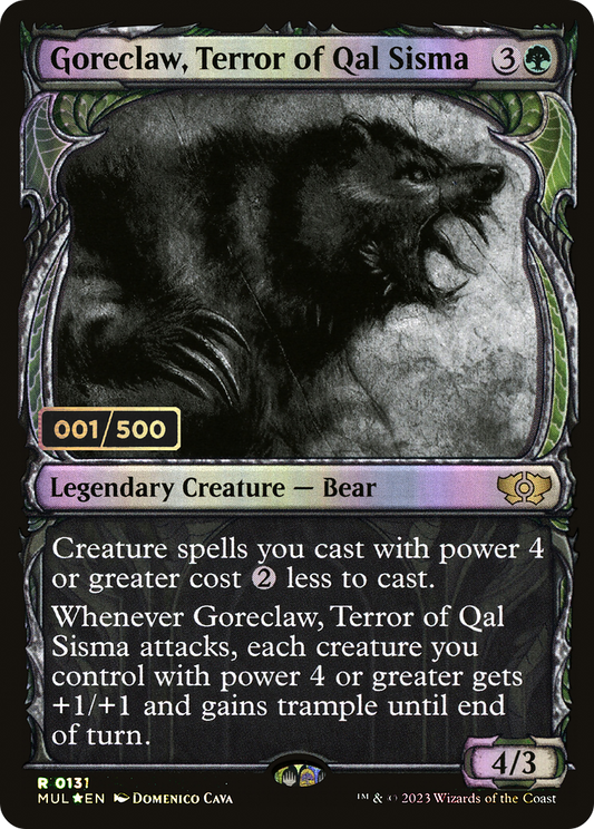 Goreclaw, Terror of Qal Sisma (MUL-157Z) (Showcase) (Foil) (Serialized)