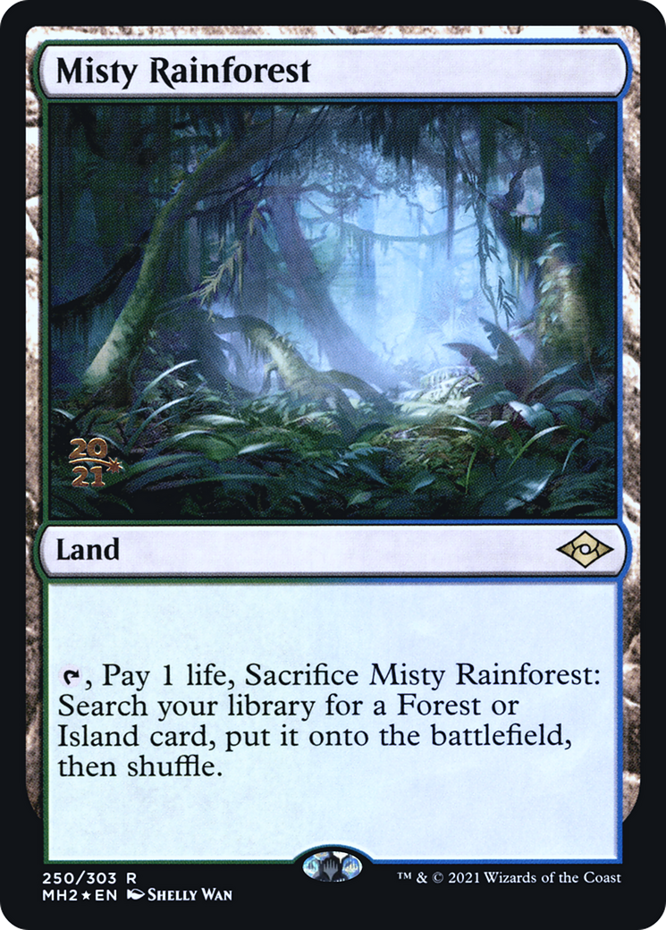 Misty Rainforest (PRE-250S) (Foil)