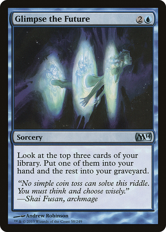 Glimpse the Future (M14-058)