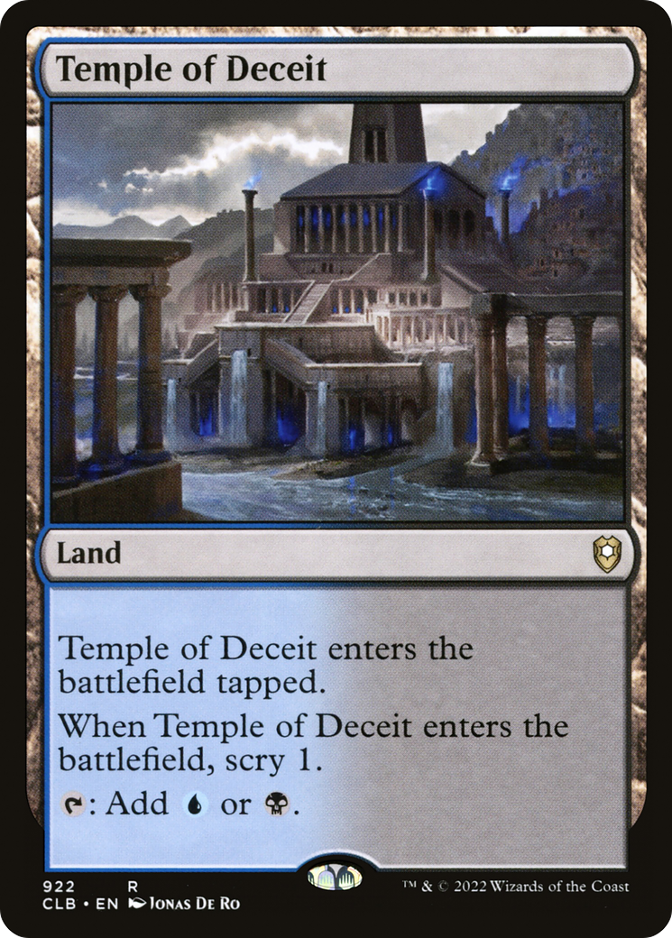 Temple of Deceit (CLB-922)