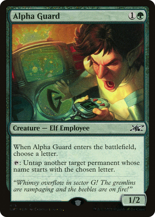 Alpha Guard (UNF-415) (Galaxy Foil)