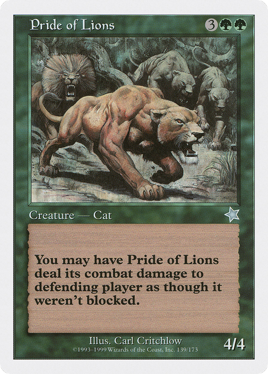 Pride of Lions (S99-139)