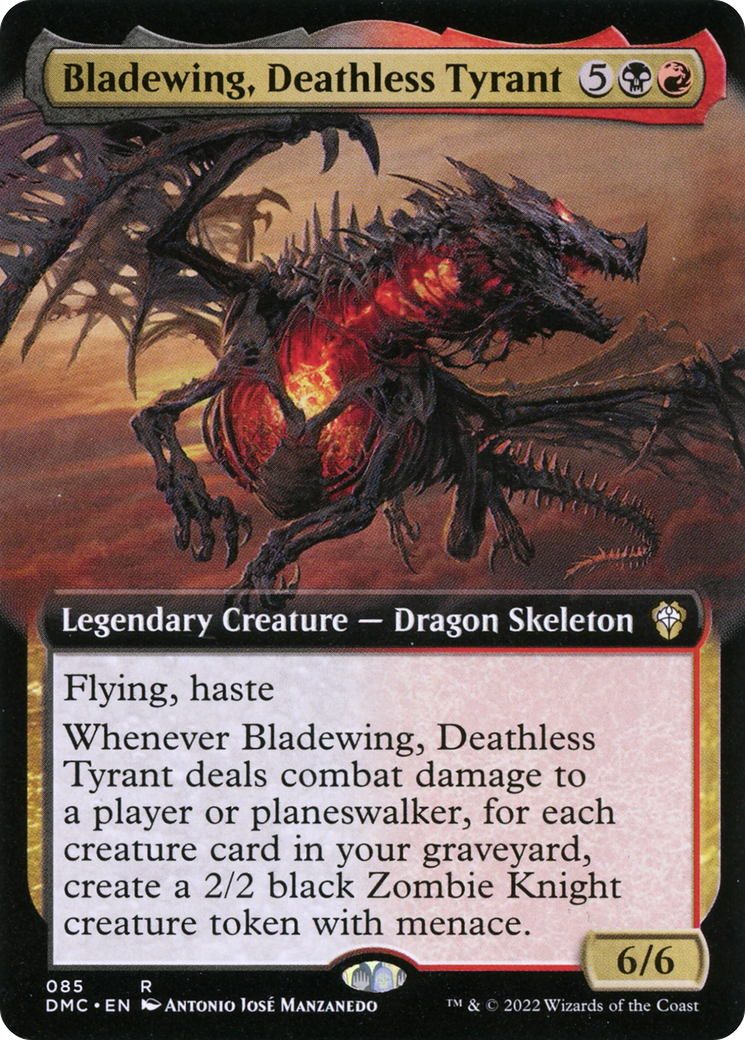 Bladewing, Deathless Tyrant (DMC-085) (Extended Art)