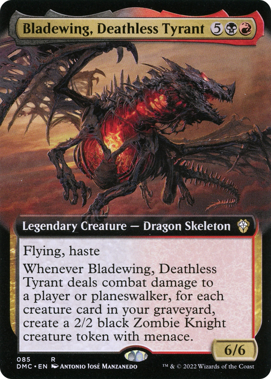 Bladewing, Deathless Tyrant (DMC-085) (Extended Art)