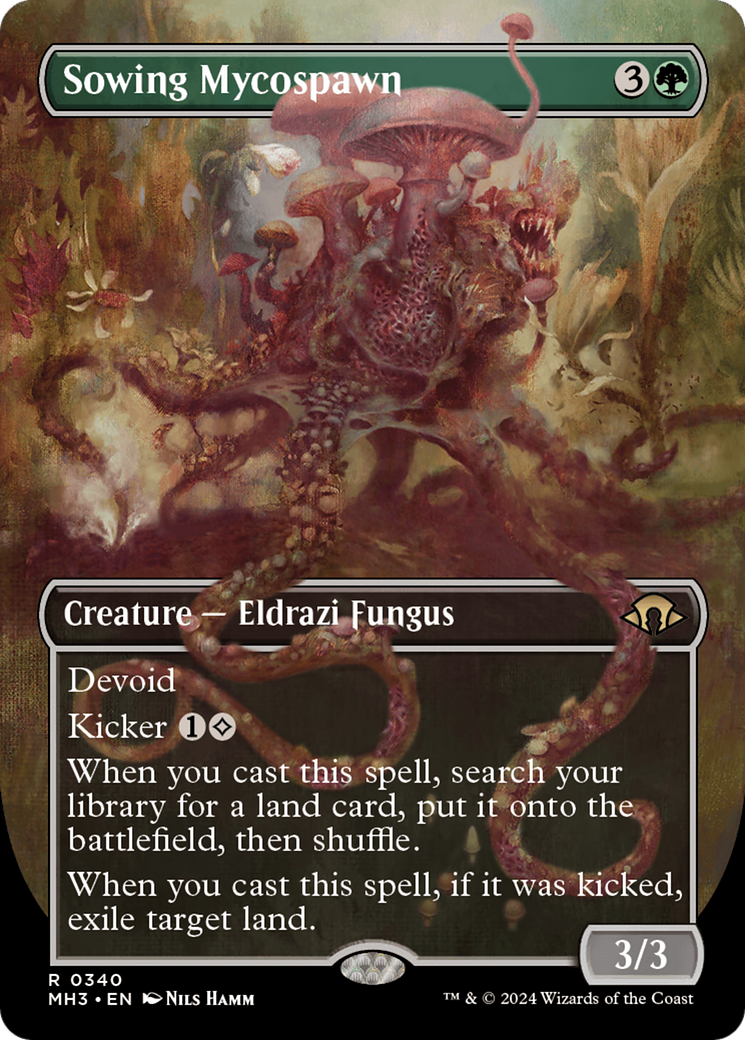 Sowing Mycospawn (MH3-340) (Borderless) (Foil)
