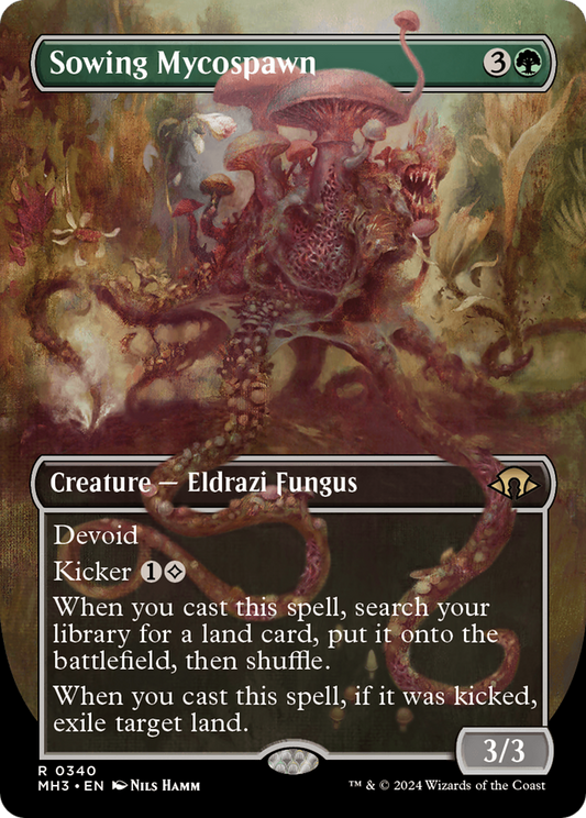 Sowing Mycospawn (MH3-340) (Borderless) (Foil)