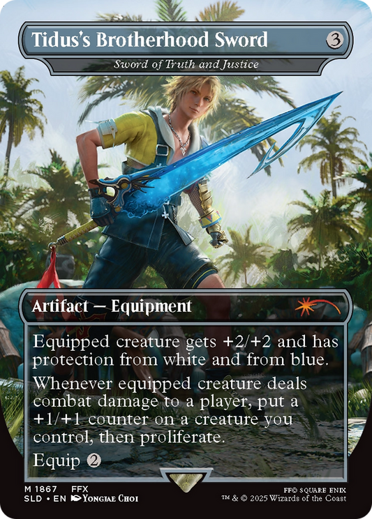 Tidus's Brotherhood Sword / Sword of Truth and Justice (SLD-1867) (Borderless)