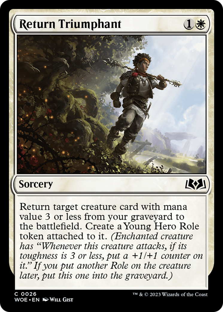 Return Triumphant (WOE-026) (Foil)