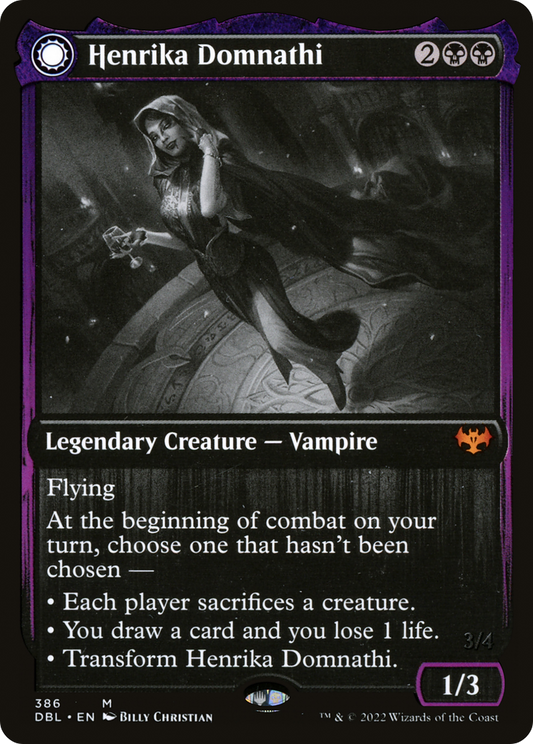 Henrika Domnathi // Henrika, Infernal Seer (DBL-386) (Foil)