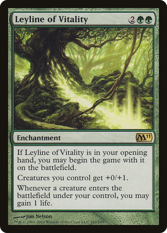 Leyline of Vitality (M11-183) (Foil)