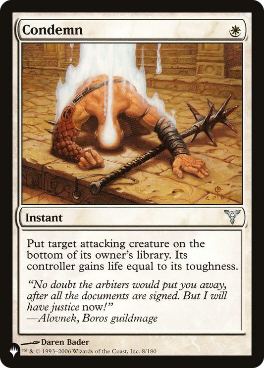 Condemn (LIST-DIS-8)