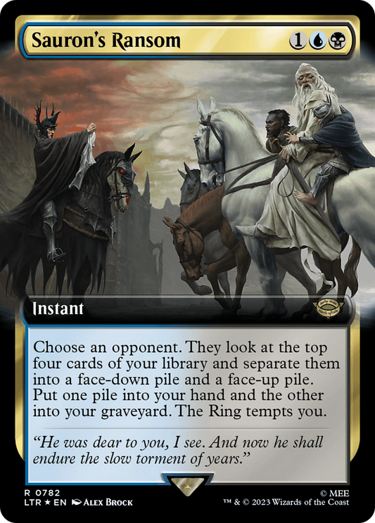 Sauron's Ransom (LTR-782) (Extended Art) (Surge Foil)