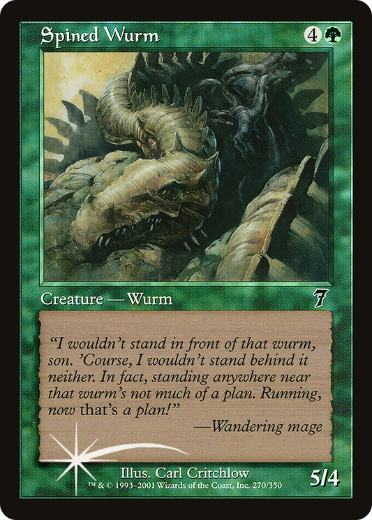 Spined Wurm (7ED-270★) (Foil)