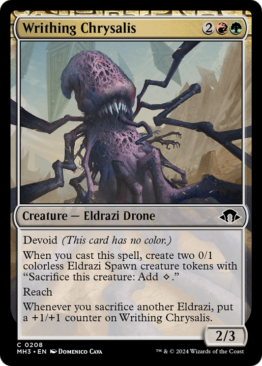 Writhing Chrysalis (MH3-208) (Foil)
