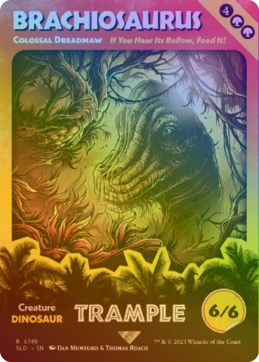 Brachiosaurus / Colossal Dreadmaw (SLD-740★) (Borderless) (Foil)