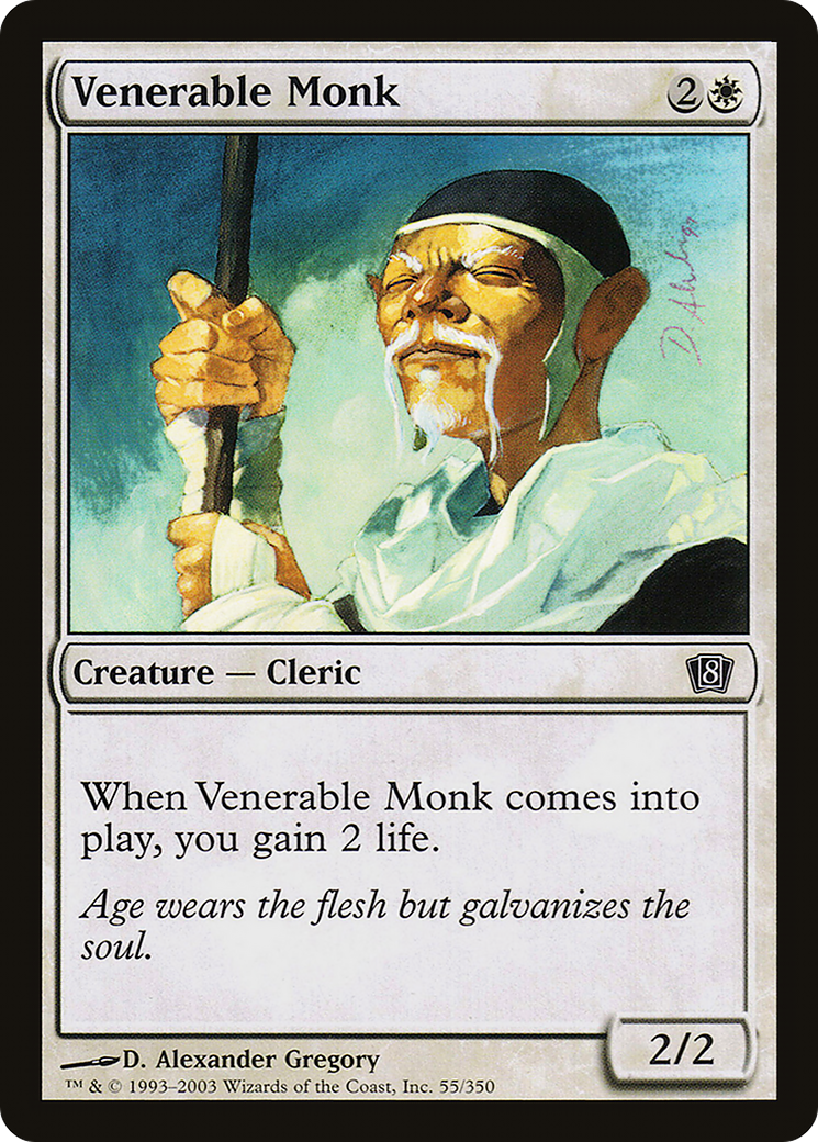 Venerable Monk (8ED-055) (Foil)