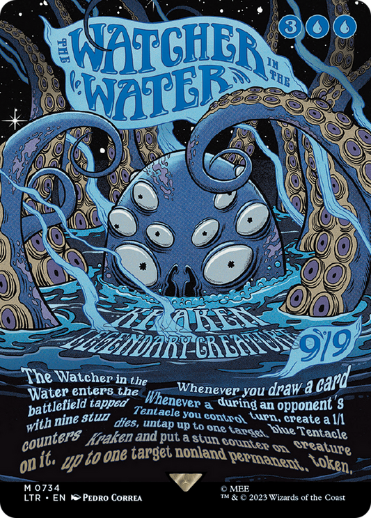 The Watcher in the Water (LTR-734) (Borderless)