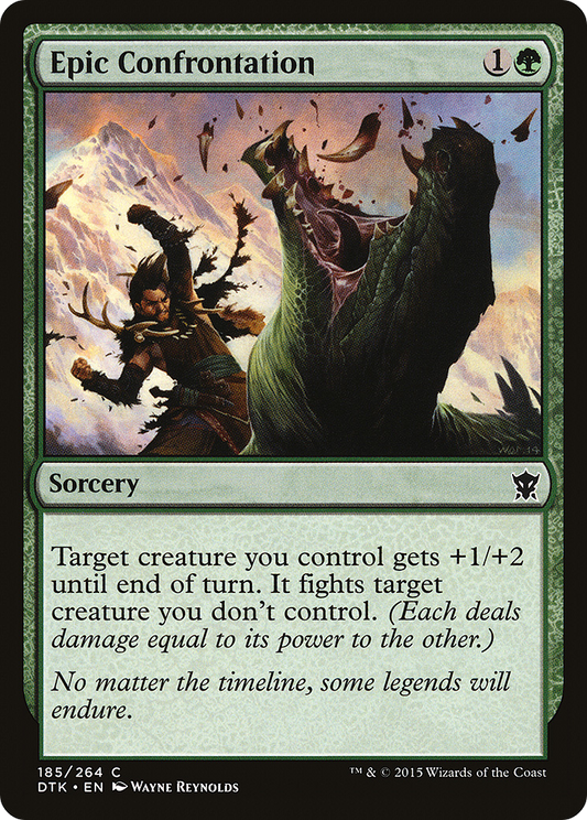 Epic Confrontation (DTK-185) (Foil)