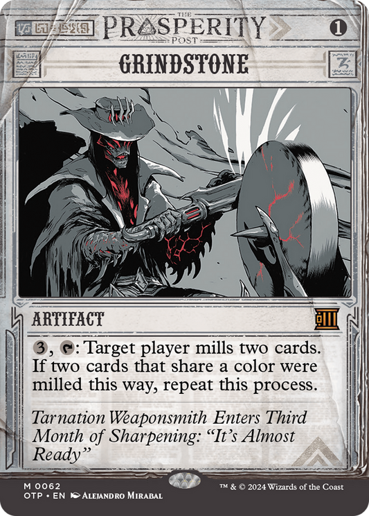 Grindstone (OTP-062) (Showcase) (Borderless) (Foil)