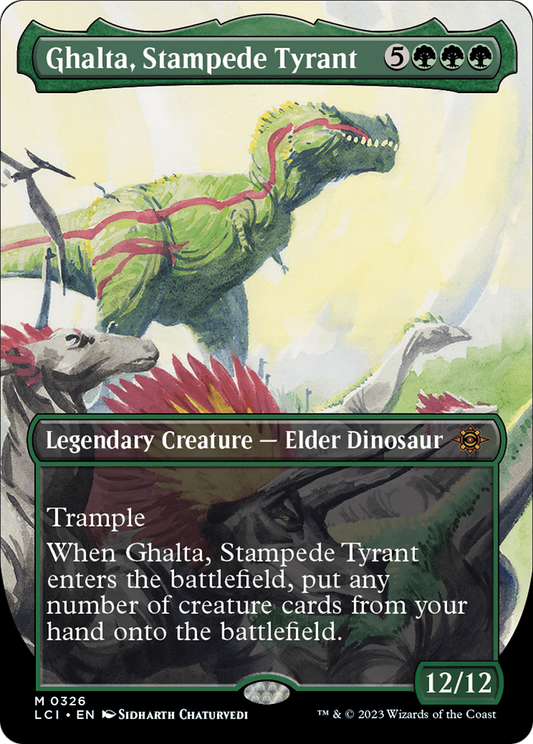 Ghalta, Stampede Tyrant (LCI-326) (Borderless) (Foil)