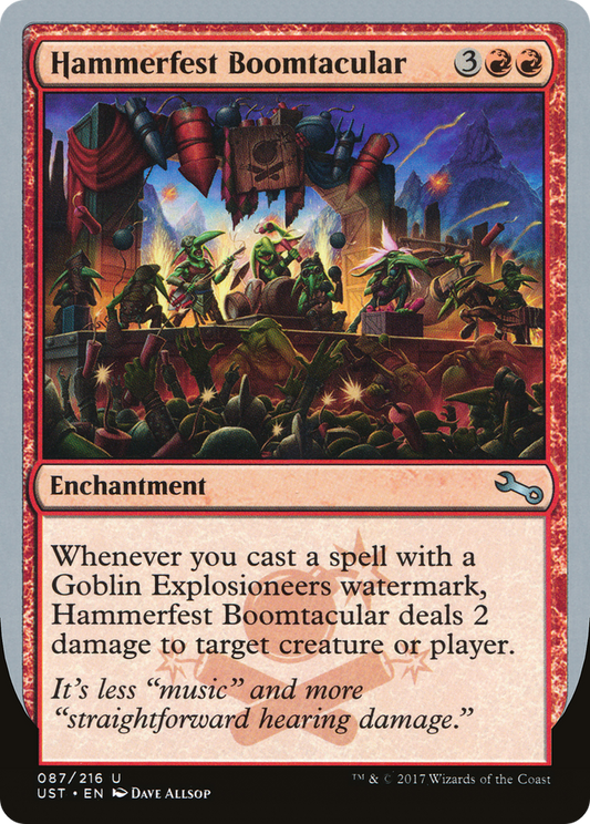 Hammerfest Boomtacular (UST-087) (Foil)