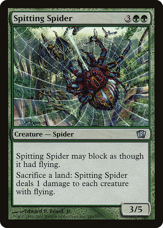 Spitting Spider (8ED-280★) (Foil)