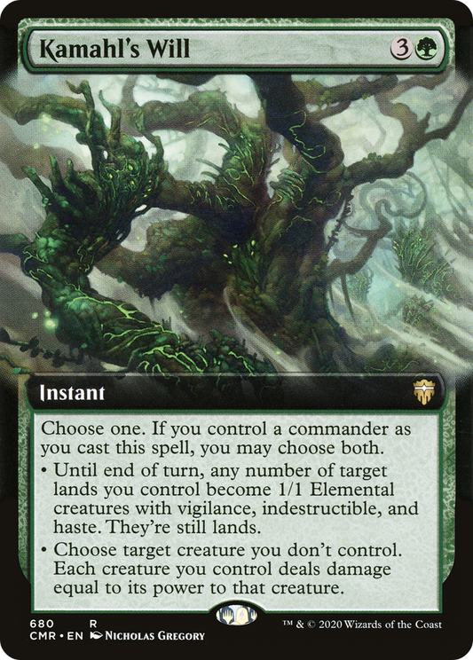 Kamahl's Will (CMR-680) (Extended Art)