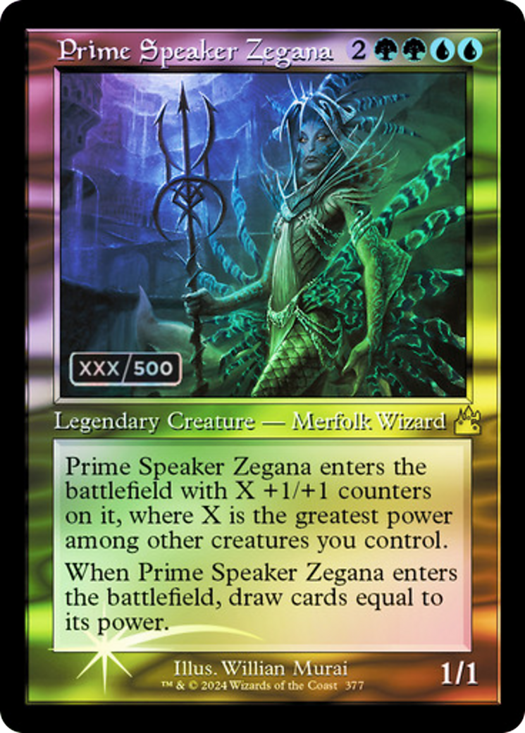 Prime Speaker Zegana (RVR-377Z) (Foil) (Serialized)