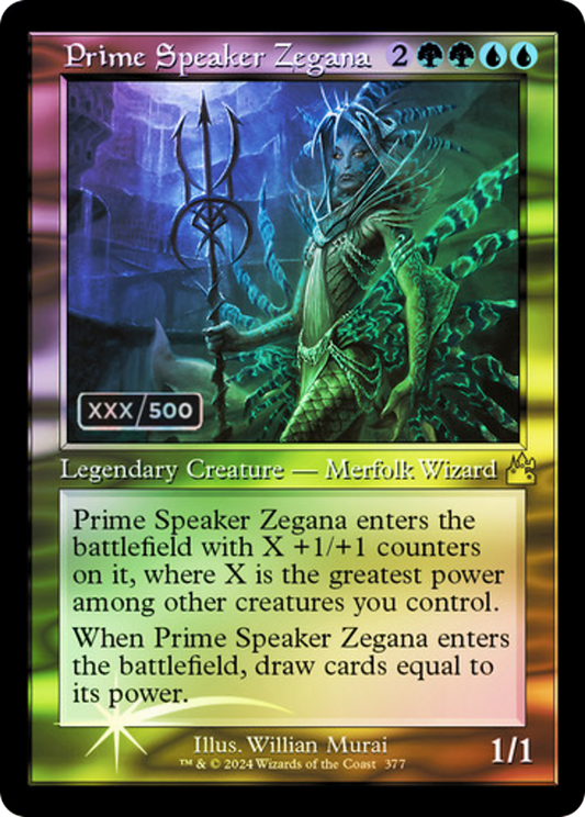 Prime Speaker Zegana (RVR-377Z) (Foil) (Serialized)