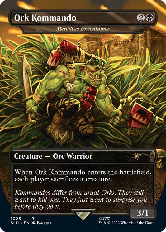 Ork Kommando / Merciless Executioner (SLD-1025) (Borderless) (Foil)