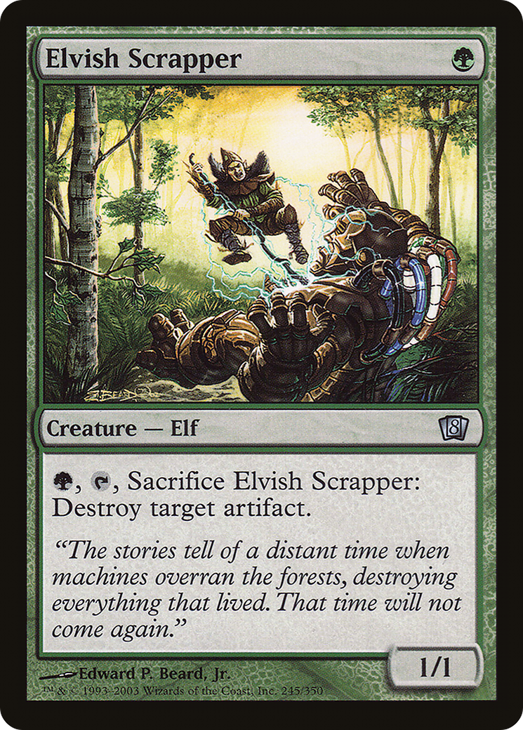 Elvish Scrapper (8ED-245★) (Foil)