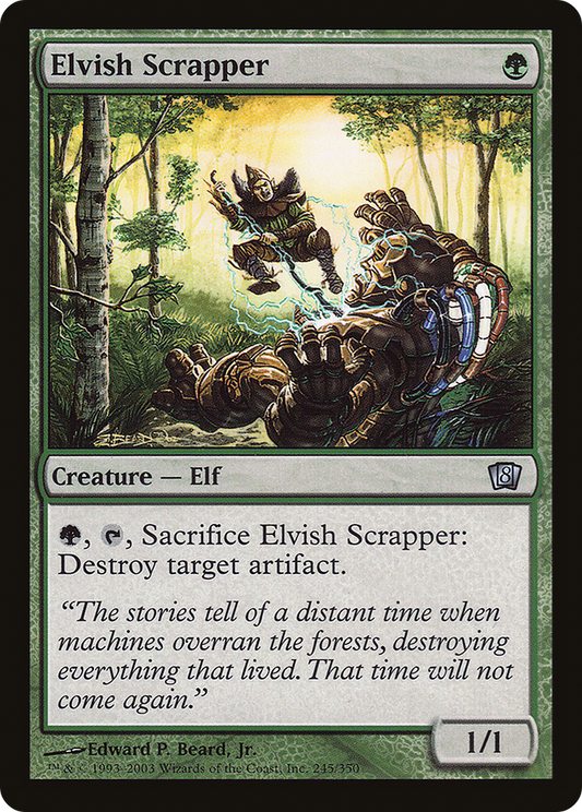 Elvish Scrapper (8ED-245★) (Foil)
