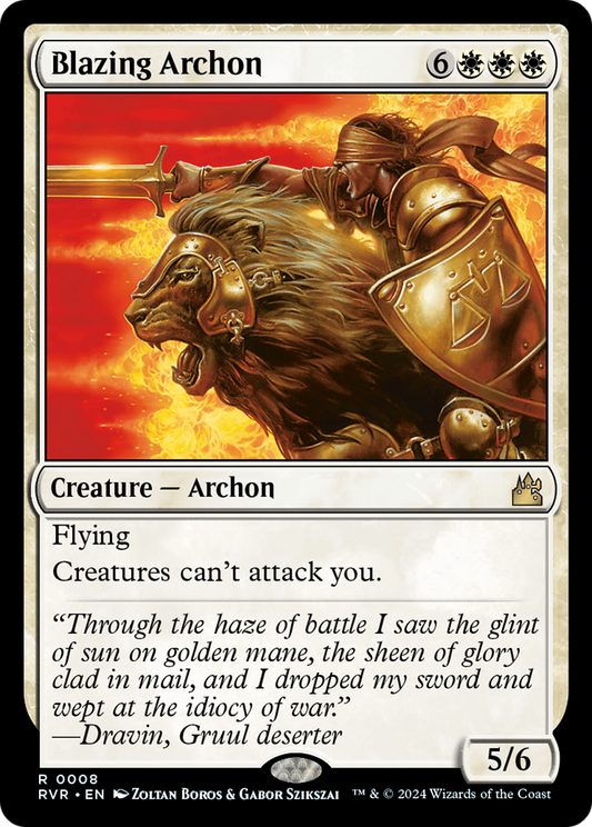 Blazing Archon (RVR-008) (Foil)